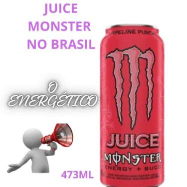 Imagem de Energético Juice  Monster Pipeline Punch -  Lata 473ml -KIT06UNID