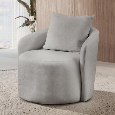 Imagem de Poltrona Decorativa para Sala de Estar Redonda Califórnia - Zurc Decor