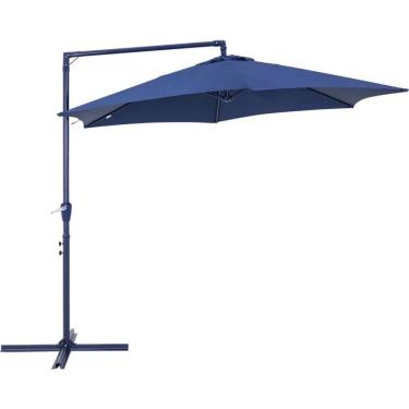 Imagem de Ombrelone Bel Veneza 3 Metros Guarda Sol de Piscina, Varanda e Jardim Suspenso - Azul