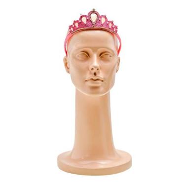 Imagem de Tiara Coroa Princesa C/ Perola E Strass - Festas e Fantasias, Pink