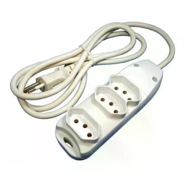 Imagem de Kit 3 Extensões De 5m Com 3 Tomadas (2p+t) - Dni 7253