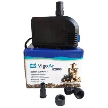 Imagem de Bomba Submersa Para fonte aquática, Cascatas, etc - Bomba Oxigenadora H2000 Vigo Ar