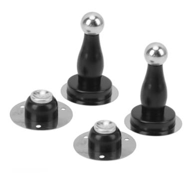 Imagem de Porta do RV Solder, Rolha de Porta Magnética de Aço Inoxidável, Trava de Captura de Porta de Trailer de Perto para o Motorhome, Trailers de Viagem, Instalação de Fita Dupla Face