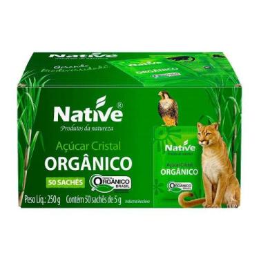 Imagem de Açúcar Cristal Orgânico sachê NATIVE 250g