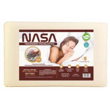 Imagem de Travesseiros NASA Viscoelástico Baixo 58x38 cm - TNA Decor