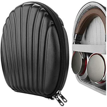 Imagem de Capa de fone de ouvido Geekria para Audio-Technica ATH MSR7, ANC700BT, SR50, SR50BT, SR30BT, WS660BT, DSR7BT, S700BT, bolsa de transporte de viagem, Black EVA