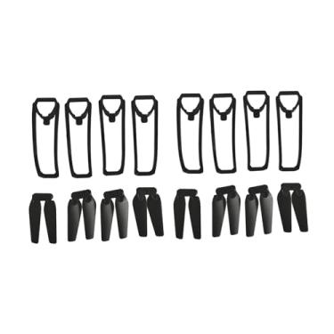 Imagem de Esquirla Hélices peças de reposição portátil de alta dureza profissional com os acessórios de drones com guardas de hélice para e88pro e88, 2 Conjuntos