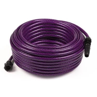 Imagem de Mangueira de Jardim Completa Trançada - 20 Metros - ROXA - LEDMang
