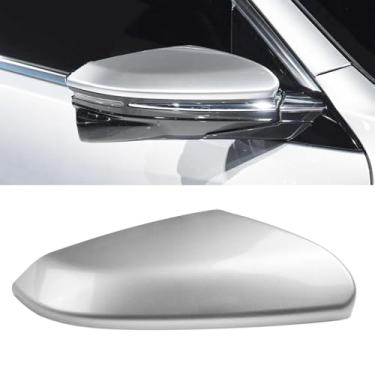 Imagem de OWITAT Compatível com Honda Civic 2016-2021 Direita Tampa do Espelho Lateral do Passageiro, Substituição da Tampa do Espelho Retrovisor Lateral para 10ª Geração Civic, Prata Tom de Substituição da