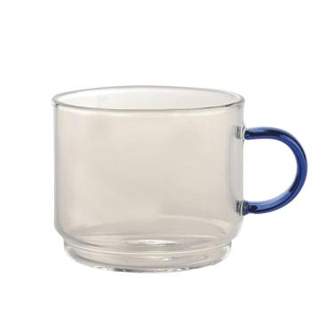Imagem de Caneca Empilhável Emy Vidro Azul 200ml - A\CASA