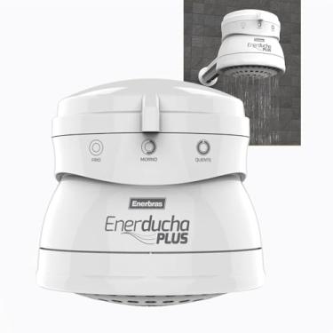 Imagem de Chuveiro Elétrico Enerducha Plus Enerbras, 5400W, 220V, Cor Branco