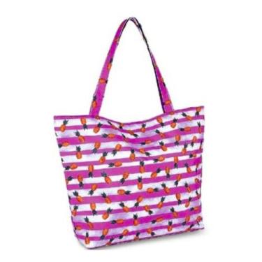 Imagem de Bolsa Sacola Tote Bag Abacaxi Praia Passeio Academia Oficial - Clio, L