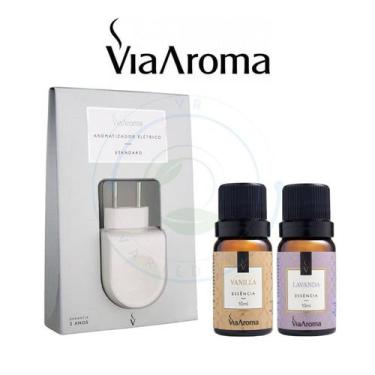 Imagem de Aparelho Aromatizador Difusor de Ambiente Elétrico Standard Branco Via