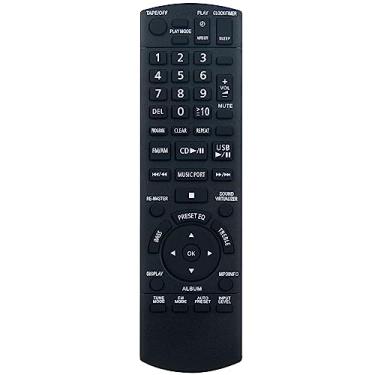 Imagem de Controle remoto de substituição N2QAYA000008 aplicável ao sistema de CD estéreo portátil Panasonic RX-D55 RX-D50 RX-D55EG RX-D55EGK