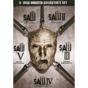 Imagem de SAW Complete Horror Collection DVD BOX 1.2.3.4.5 Unrated, Uncut I-V