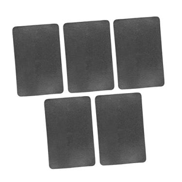 Imagem de 5pcs Conjunto de Remendos de Reparo Barcos Infláveis ​​- Reparos PVC à Prova d'água para Caiaque, Canoa, Balsa e Brinquedos Aquáticos (Preto)