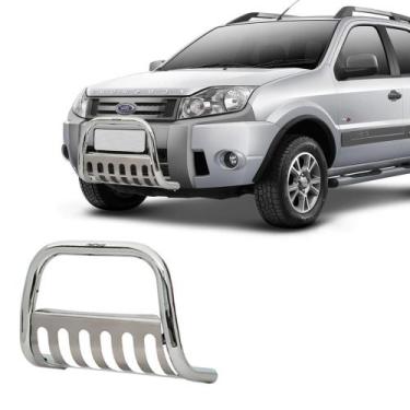 Imagem de Parachoque Quebra Mato Ecosport 2009 2010 Cromado com chapa - Solar