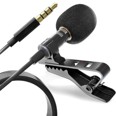 Imagem de Microfone Lapela Omni Direcional Profissional Celular Preto