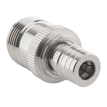 Imagem de onelinkmore Adaptador N fêmea para macho QMA, conector RF de 6 GHz para estação base de comunicação celular 5G mmWave/Satcom, sistema de antena 4G/5G, transmissão de sinal, roteador WiFi (QMA macho, N