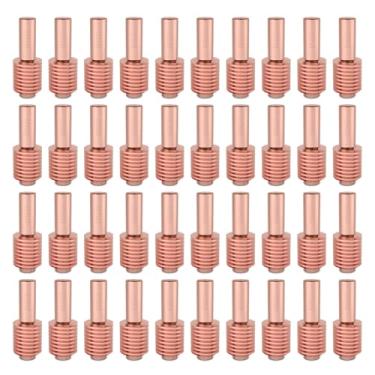 Imagem de KEMAO 40 pçs 220669 pontas de eletrodo de corte plasma adequadas para consumíveis de maçaneta de corte plasma PMX45