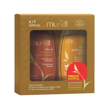 Imagem de Kit Óleo Corporal Amêndoa com Colágeno + Amêndoa Doce Muriel
