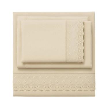 Imagem de Jogo Cama King 4 Peças Bordado Inglês Exclusive By Vivaldi