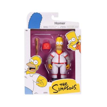 Imagem de Boneco Homer 12cm com Bastão de Baseball - Os Simpsons