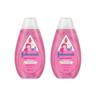 Imagem de Kit Johnson Gotas De Brilho 2 Shampoo 200Ml