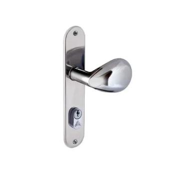 Imagem de Fechadura Aliança F2600/80 Inox Polido Embutir Maçaneta Golf