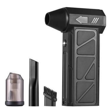 Imagem de Mingzhe Duster de Ar Elétrico 160W So Soprador Seco Portátil Com Sucção e Bico de Escova (Preto)