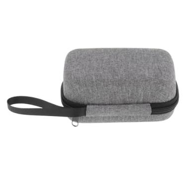 Imagem de Generic Estojo rígido de EVA, bolsa de proteção para eletrônicos, bolsa de viagem com zíper, de transporte para acessórios e cabos de alimentação, Cinza 15x9x7cm