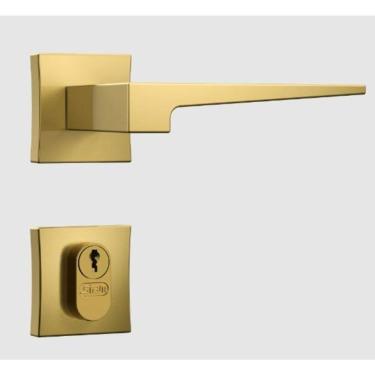 Imagem de Fechadura Stam Polaris 3200 55mm Quadrada Gold