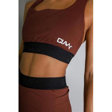 Imagem de Top Flash com elástico - cian sports, Navy blue, M