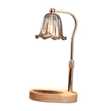 Imagem de Bothyi Lâmpada de aquecimento de velas, aquecedor elétrico de cera derretida, altura ajustável, aquecedor de velas, luz para cozinha, mesa doméstica, Escurecimento Temporizado