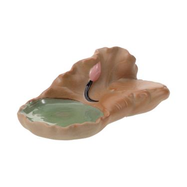 Imagem de Milisten Palete de madeira brasileira, plantador de cerâmica, bandeja de gotejamento para plantas, base inferior, bandeja de madeira da sorte, vaso de flores, prato hidropônico, base de bonsai para