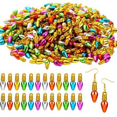 Imagem de Wenqik, 1000 unidades, mini bulbos, miçangas, 1,5 cm, artesanato de Na