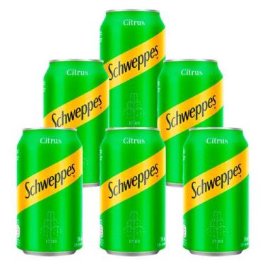 Imagem de Refrigerante Schweppes Citrus 350ml 6 Unidades 