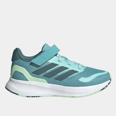 Imagem de Tênis Infantil Adidas Runfalcon, Azul, Verde, 31