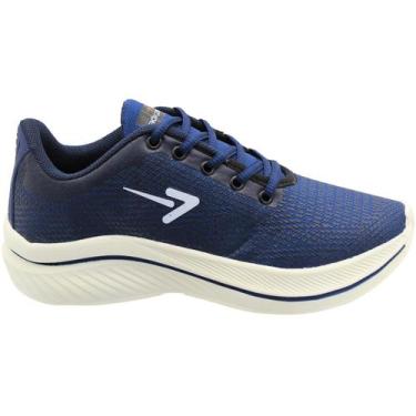 Imagem de Tênis Esportivo Box 200 Texturizado Macio Masculino, Azul escuro, 39