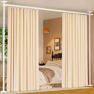 Imagem de Divisória de quarto Goovilla Tension Curtain Rods 120-300 cm (H) branc