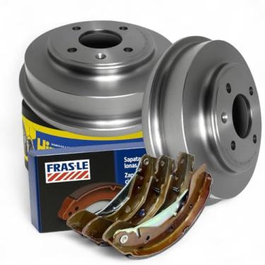 Imagem de Kit Freio Traseiro Completo Compatível com Onix Prisma Joy – 2 Tambores HF51G + Jogo Sapata CB/416-CPA