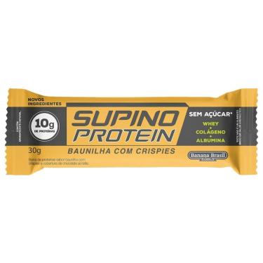 Imagem de Supino Protein - 1 Unidade 30g Baunilha com Crispies - Banana Brasil-Unissex