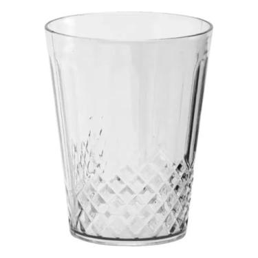 Imagem de Conjunto Jarra Com 4 Copos Acrílico 2 Litros Kit Transparente Textura Cristal Elegante E Durável Água Suco Chá