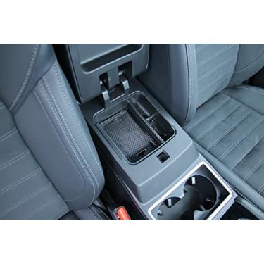 Imagem de Bishop Tate Bandeja organizadora para console central de carro Mitsubishi Outlander 2022 2023, interior para apoio de braço, caixa de armazenamento secundária, 1 peça