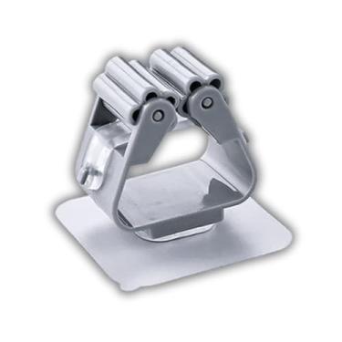 Imagem de Kit com 3 Suportes Organizadores de Vassouras e Rodos - Adesivo, Antiderrapante e Impermeável