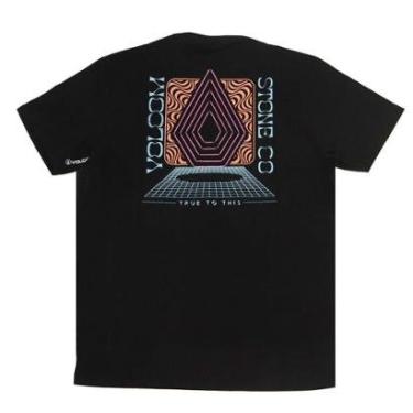 Imagem de Camiseta Volcom Plated - Preto-Masculino