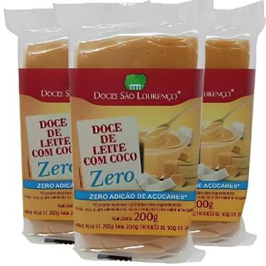 Imagem de Doce De Leite Com Coco Zero Massa Sao Lourenco 200G (3X) - São Lourenç