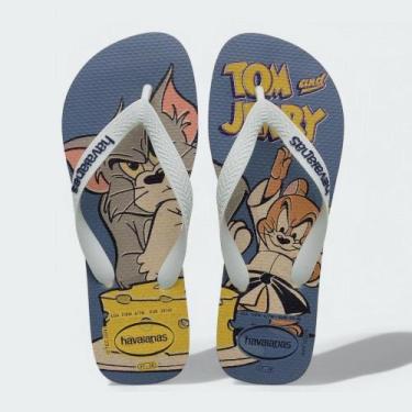 Imagem de Chinelo Havaianas Top Warner Classics tom e jerry infantil - unissex -