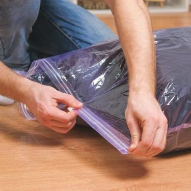 Imagem de Saco a Vácuo 60x80cm Organizador Roupas Triplica Espaço