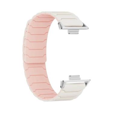 Imagem de Pulseira Magnética De Silicone Para Xiaomi MiBand 8 pro 9 pro Redmi Wa